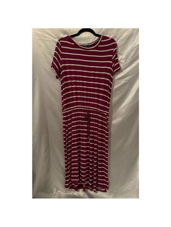 Simier Fariry Pants - ☔️ Red and White Striped dress with cinch waistband